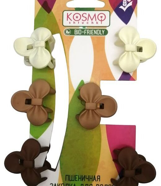 Набор заколок для волос Kosmoshtuchki крабики бантики