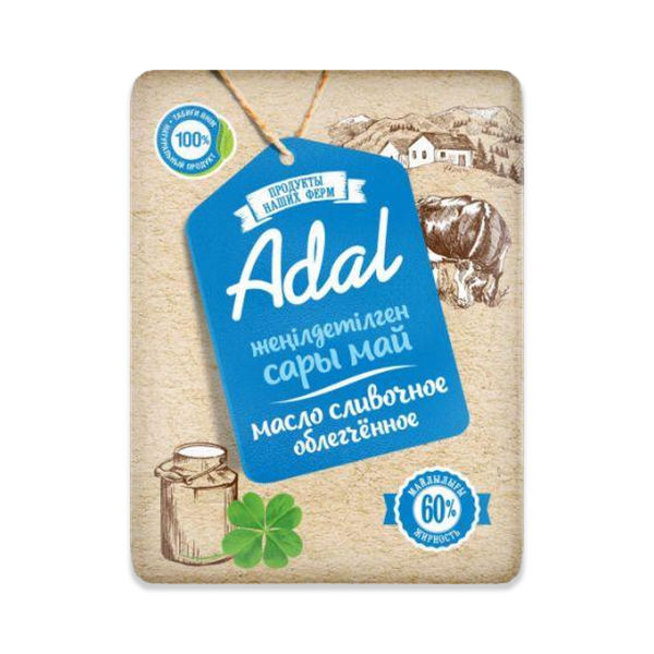 Масло сливочное Adal 60% 180 г