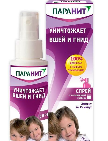Паранит 100 мл спрей с гребнем