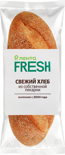 Хлеб Лента Fresh с отрубями на закваске, 300г