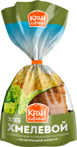 

Хлеб подовый Край Каравай Хмелевой в нарезке 400 г