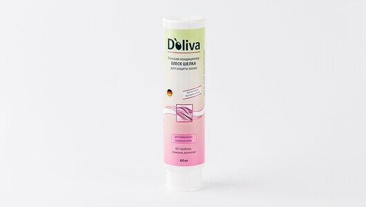 Бальзам D'oliva Блеск шелка для защиты волос