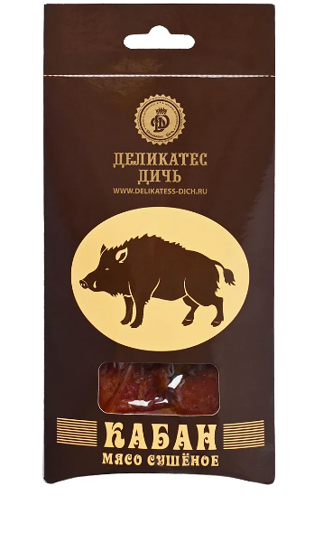 Мясо сушеное Деликатес Дичь Кабан