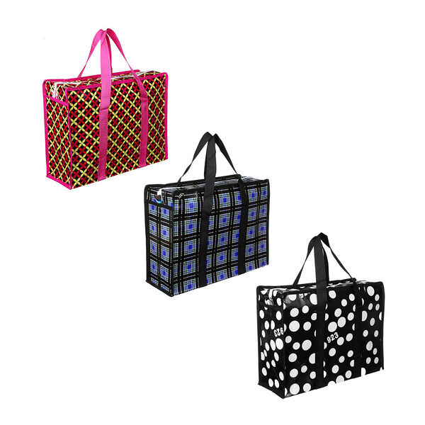 Vetta сумка хозяйственная, нетканый материал, 40x30x15см, 18 литров, до 5кг, полипропилен, 3 диз.