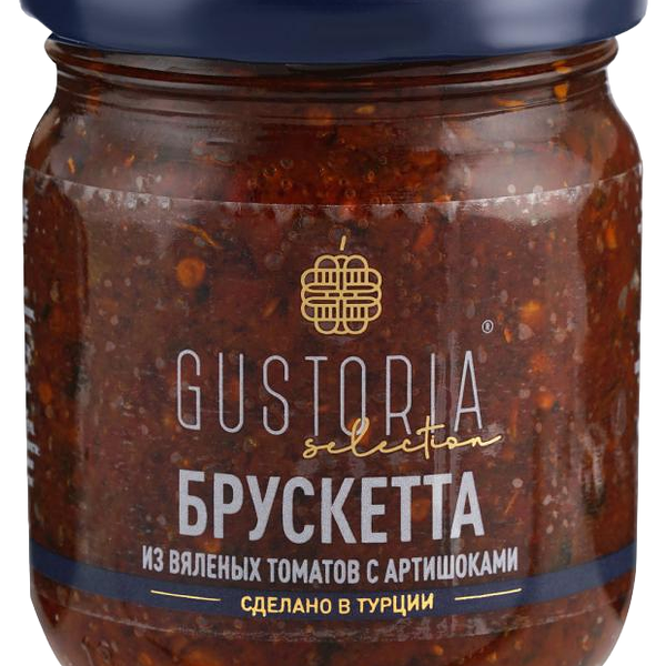 Брускетта Gustoria из вяленых томатов с артишоками