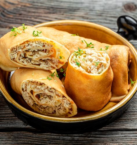 

Блины Кулинариум с курицей в сливочном соусе, 160 г