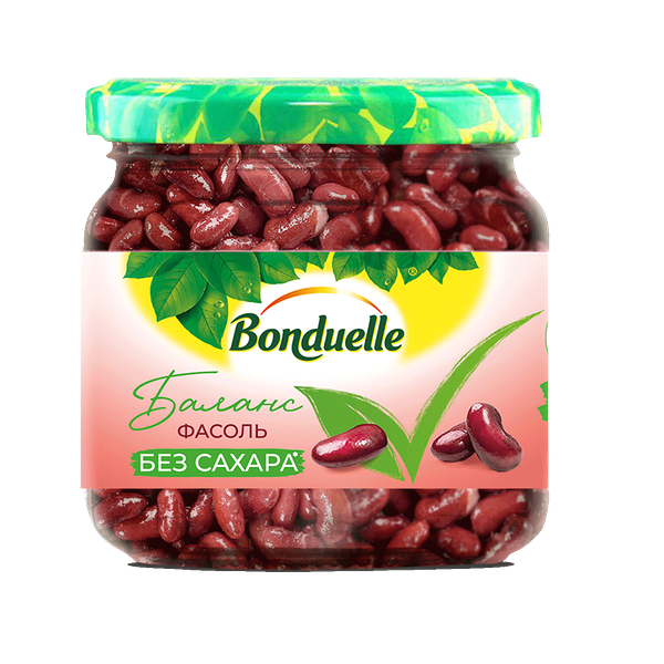 Фасоль консервированная Bonduelle красная, без сахара,360 г