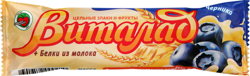 

Батончик фруктово-злаковый Виталад Черничный 40 г