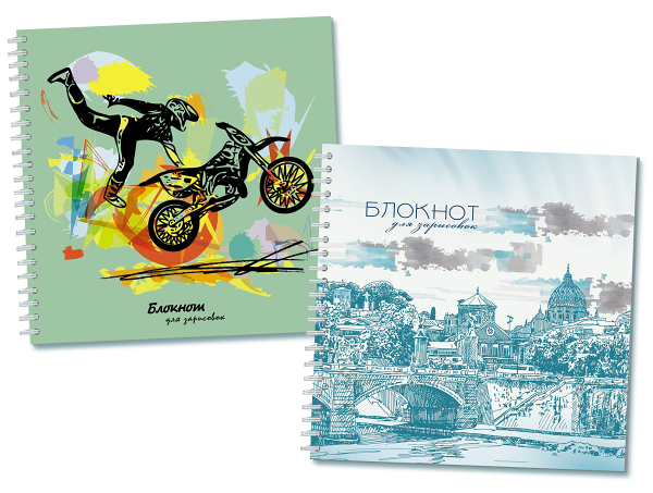 Блокнот для зарисовок АппликА, 40 л, 1шт, в ассортименте