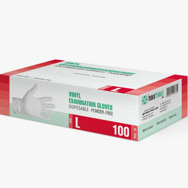 Перчатки хирургические SF Gloves нестерильные размер L 100 шт