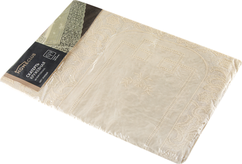 

Скатерть кружевная HOMECLUB 150x230см, белая, бежевая, Арт. RUB-T22012625