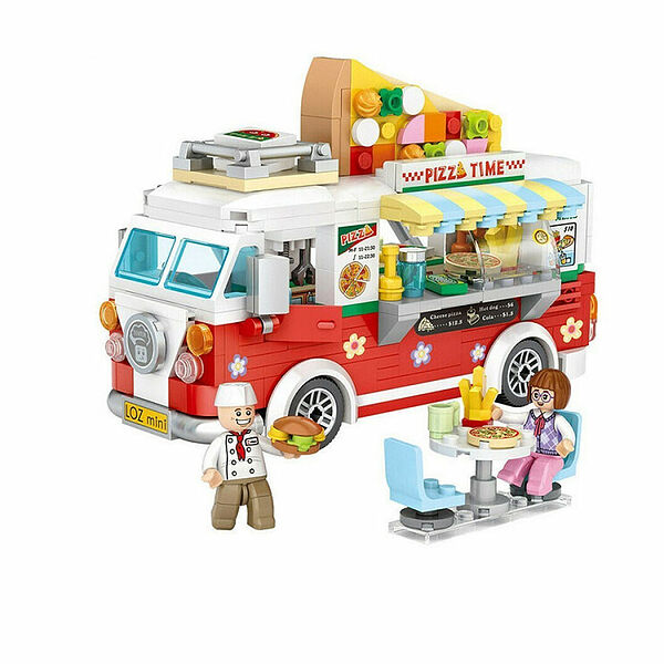Конструктор LOZ 1739_MK Конструктор Фудтрак Пицца