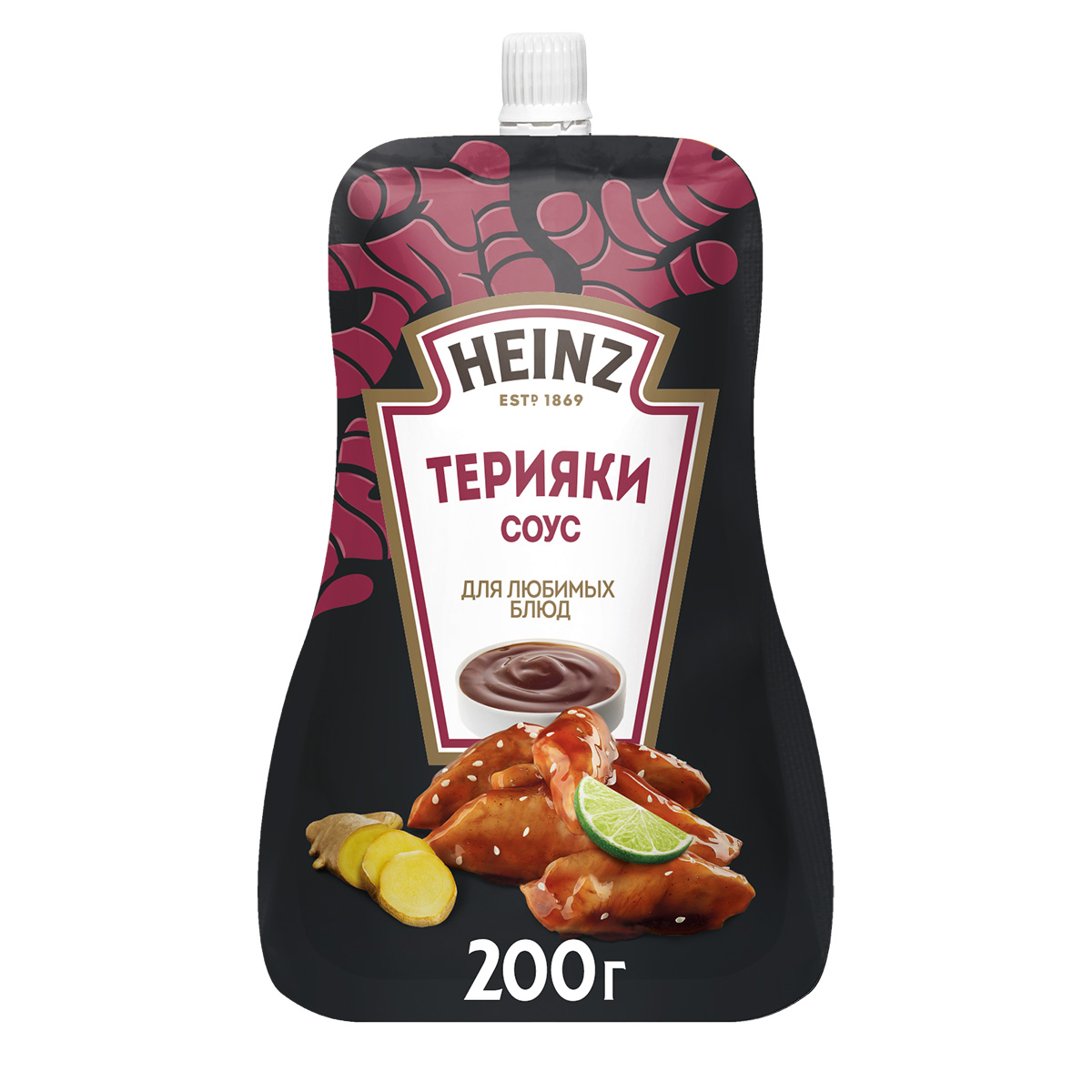 

Соус Heinz Терияки дой-пак 200 г