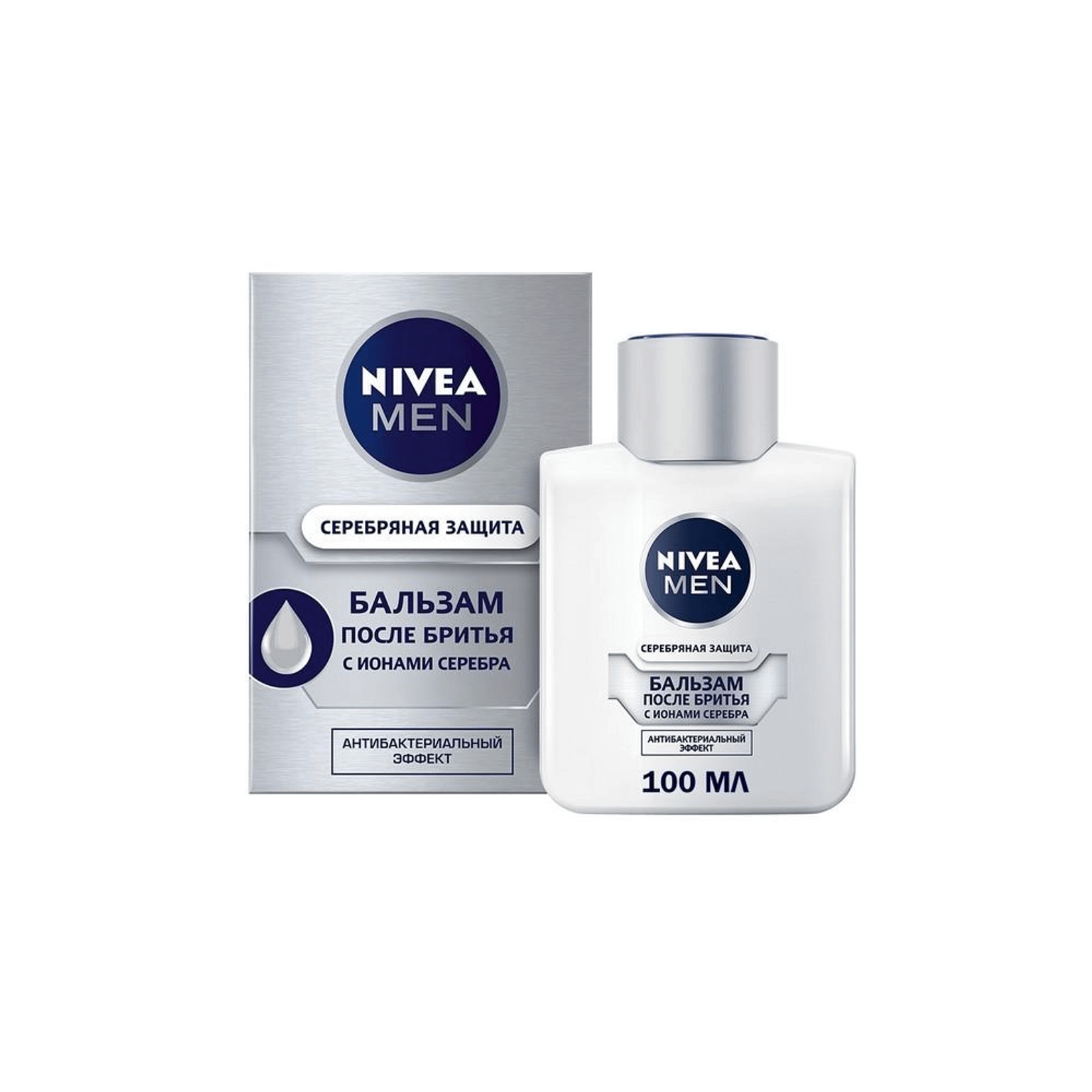 

Бальзам после бритья Nivea Men Серебряная защита антибактериальный 100 мл