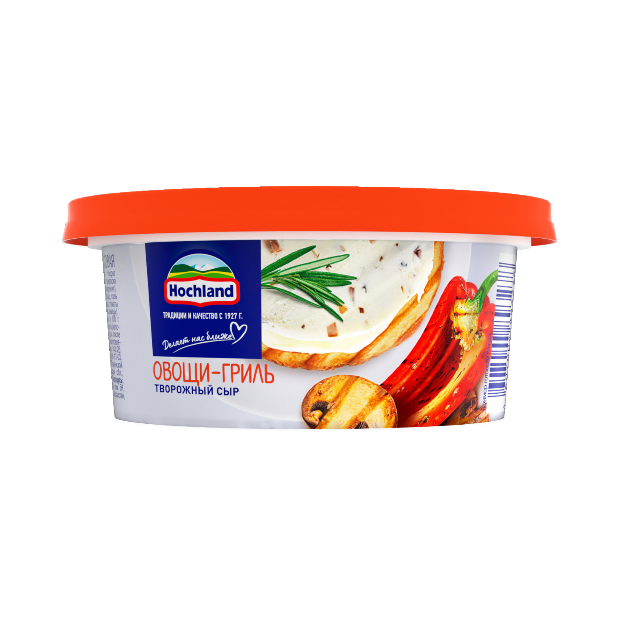 

Сыр творожный Hochland овощи-гриль 60% БЗМЖ 140 г
