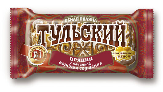 Пряник Ясная Поляна Тульский с начинкой варёная сгущёнка 140г