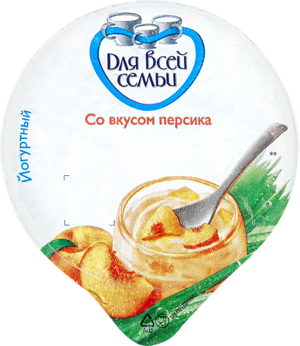 

Йогурт Для всей семьи с персиком 1% 290 г