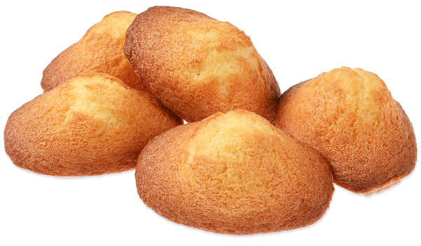 Мадлен Ашан на сливочном масле