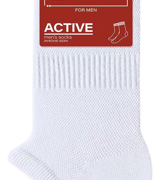 Носки мужские Omsa For Men Active укороченные Bianco, р 45-47