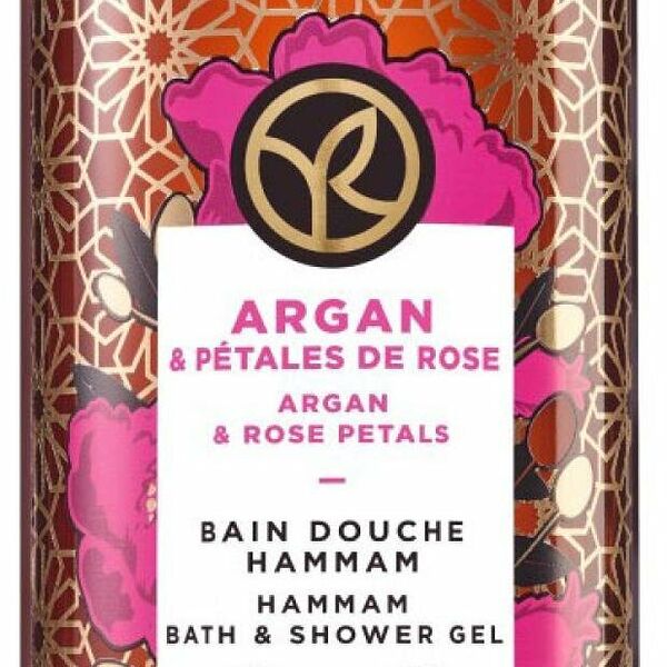Гель для душа Yves Rocher Аргания и роза