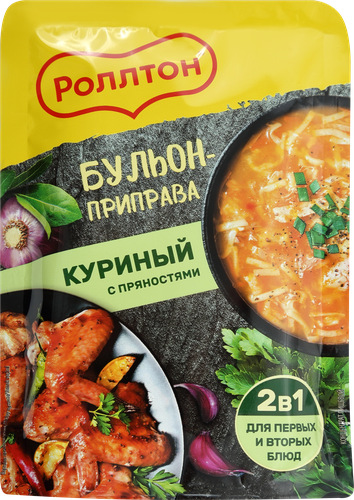 

Приправа Роллтон бульон-приправа куриный с пряностями
