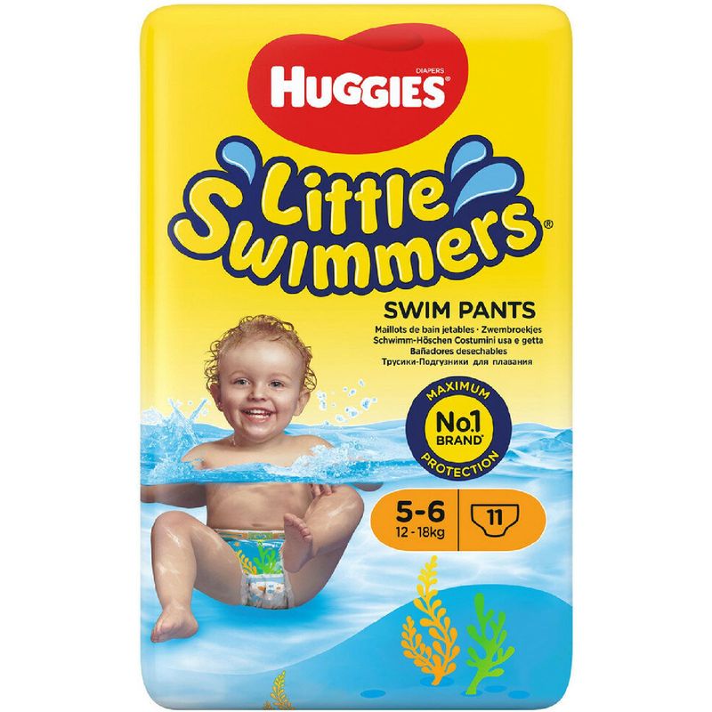 

Одноразовые детские трусики для плавания Huggies 12-18 кг 11 шт.