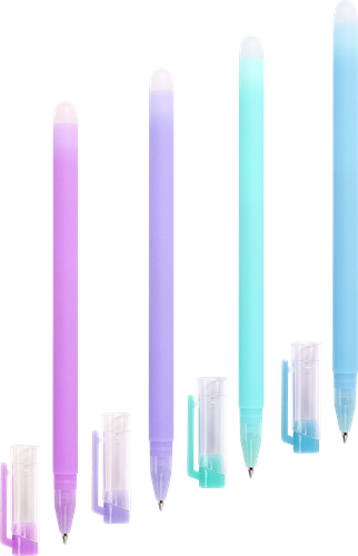 

Ручка гелевая 0,5мм со стираемыми чернилами, корпус ассорти, синяя Юнландия Лимонад 143654, 1шт