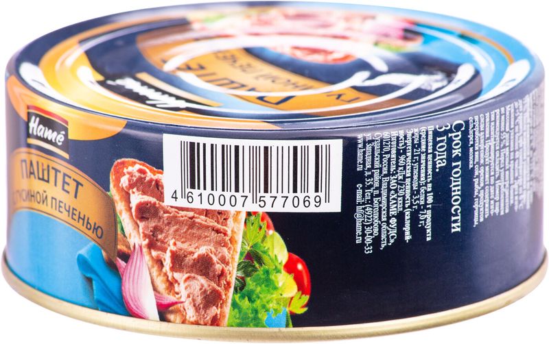 

Паштет Hame c гусиной печенью 250 г
