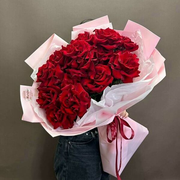 Букет из 15 французских роз 