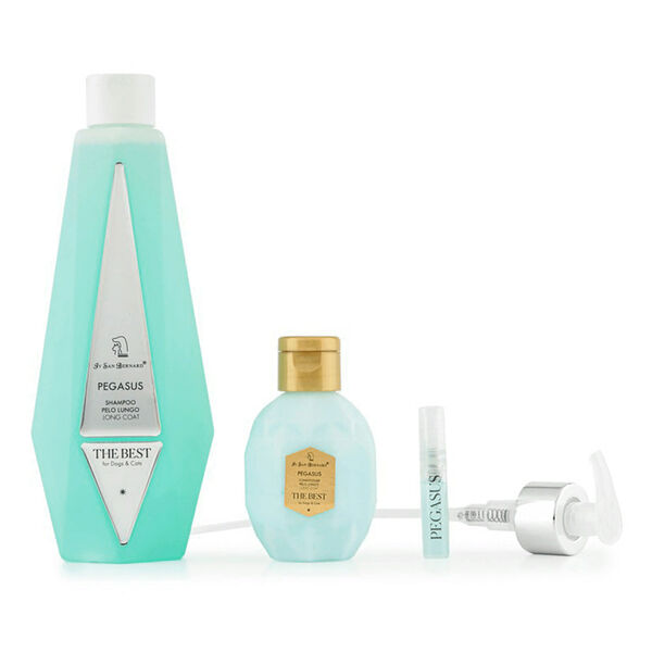 Набор для кошек и собак Iv San Bernard The Best Line Pegasus шампунь, кондиционер и парфюм для длинной шерсти 