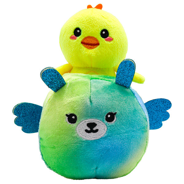 Птичка и зеленый мишка Funky Plush Кенга FT5915-8