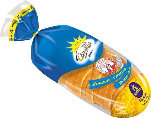 Батон Каравай наше Солнышко, нарезной