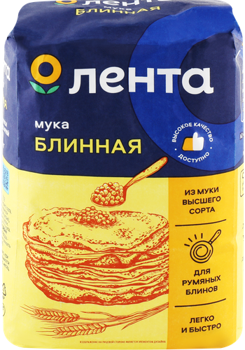 

Мука блинная Лента высший сорт, 1 кг