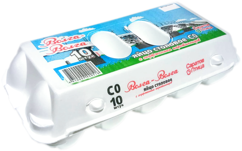 

Яйцо куриное ВОЛГА-ВОЛГА СО, 10шт