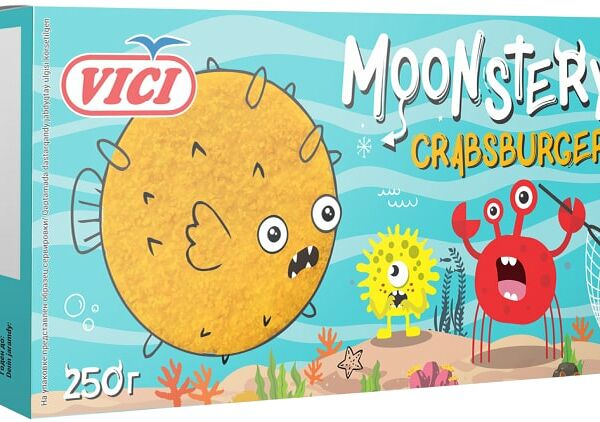 Бургеры Vici Moonstery Crabsburger из сурими с добавлением мяса краба 250г