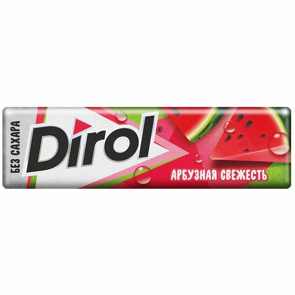 Жевательная резинка Dirol без сахара Арбузная свежесть 13.6г