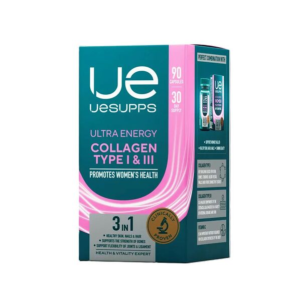 UESUPPS Ultra Energy Коллаген I и III типа капсулы 90 шт