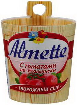Сыр творожный Альметте с томатами по-итальянски 57% 150г