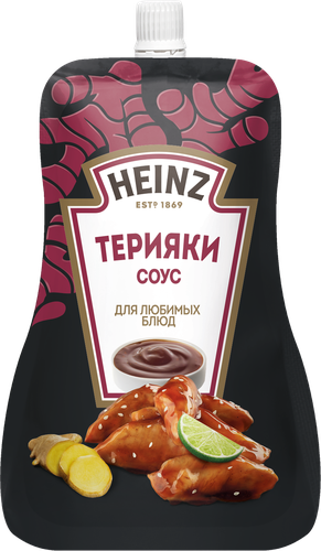 

Соус Heinz Терияки дой-пак 200 г