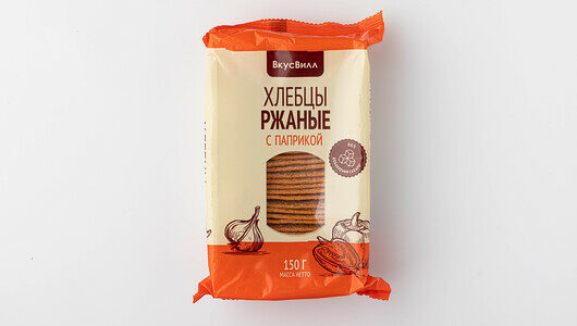 Хлебцы ржаные с паприкой