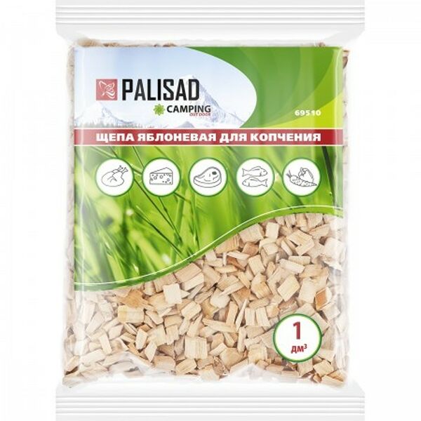 Щепа для копчения яблочная PALISAD Camping, 69510