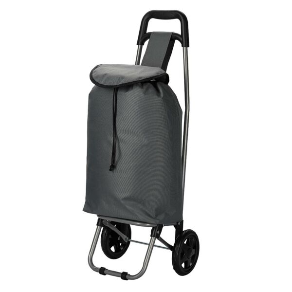 Сумка-тележка, 28х18х48 см, 24 л, серый