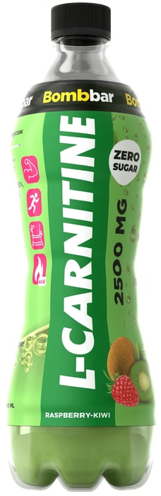 

Напиток безалкогольный слабогазированный BombBar L-Carnitine Малина-Киви, 0.5 л