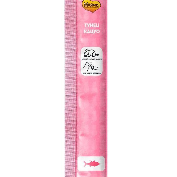 Лакомство для кошек Мнямс Крем-лакомство с тунцом Кацуо 15 г