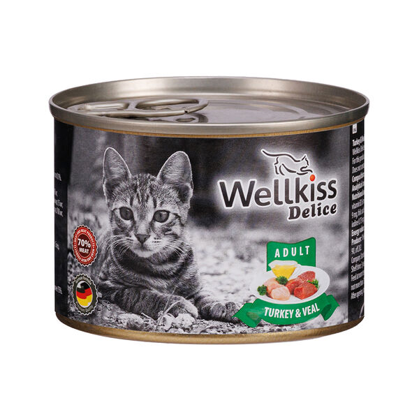 Консервы для кошек индейка и телятина