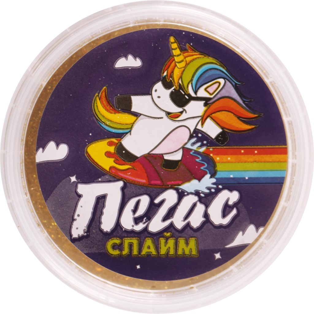 

Игрушка Слайм Прихлоп кристаллический, с блестками, в ассортименте