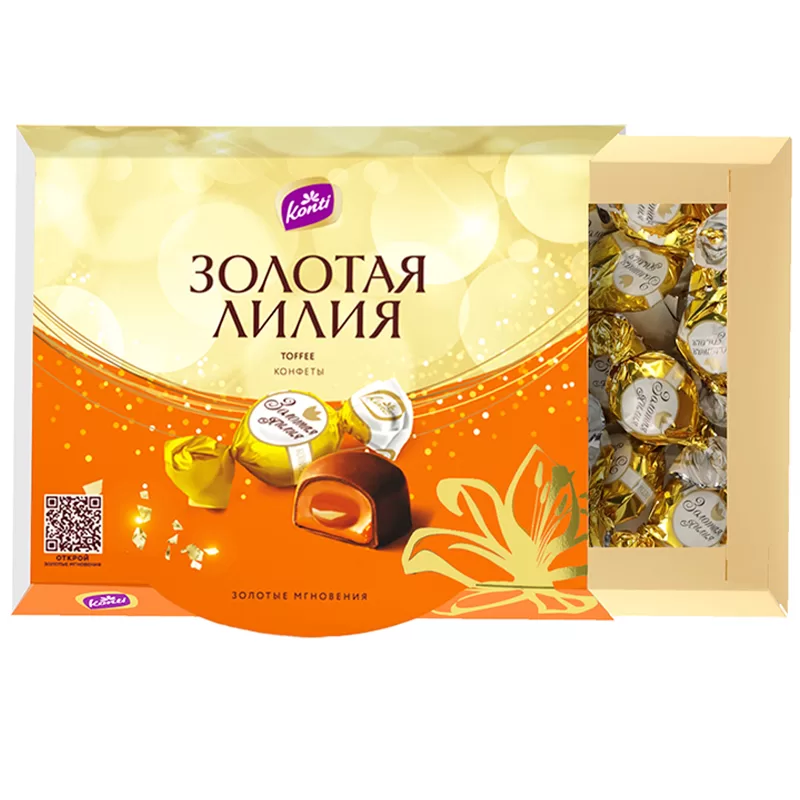 

Набор конфет Konti Золотая лилия Toffee 175 г