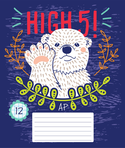 

Тетрадь А5, 12 листов, в клетку, на скрепке, в ассортименте