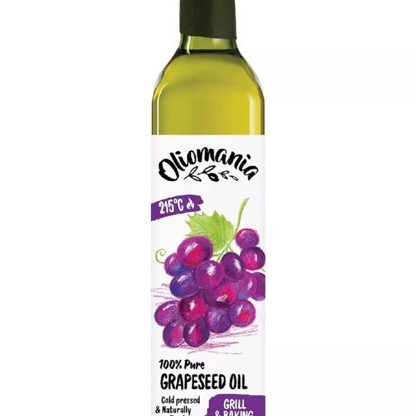 Масло виноградное Oliomania 100% Pur Grapе Oil рафинированное 250мл