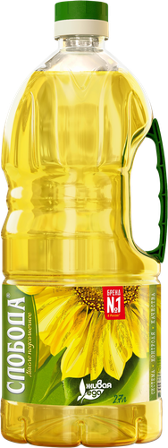 

Масло Подсолнечное Слобода рафинированное высший сорт, 2.7 л